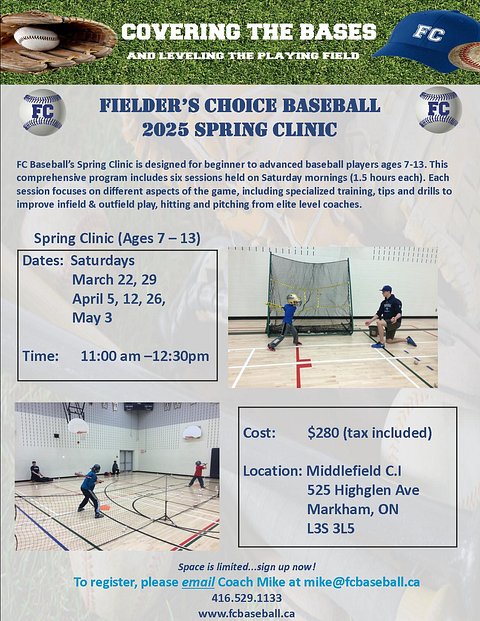2025 FCB Spring Clinic Flyer